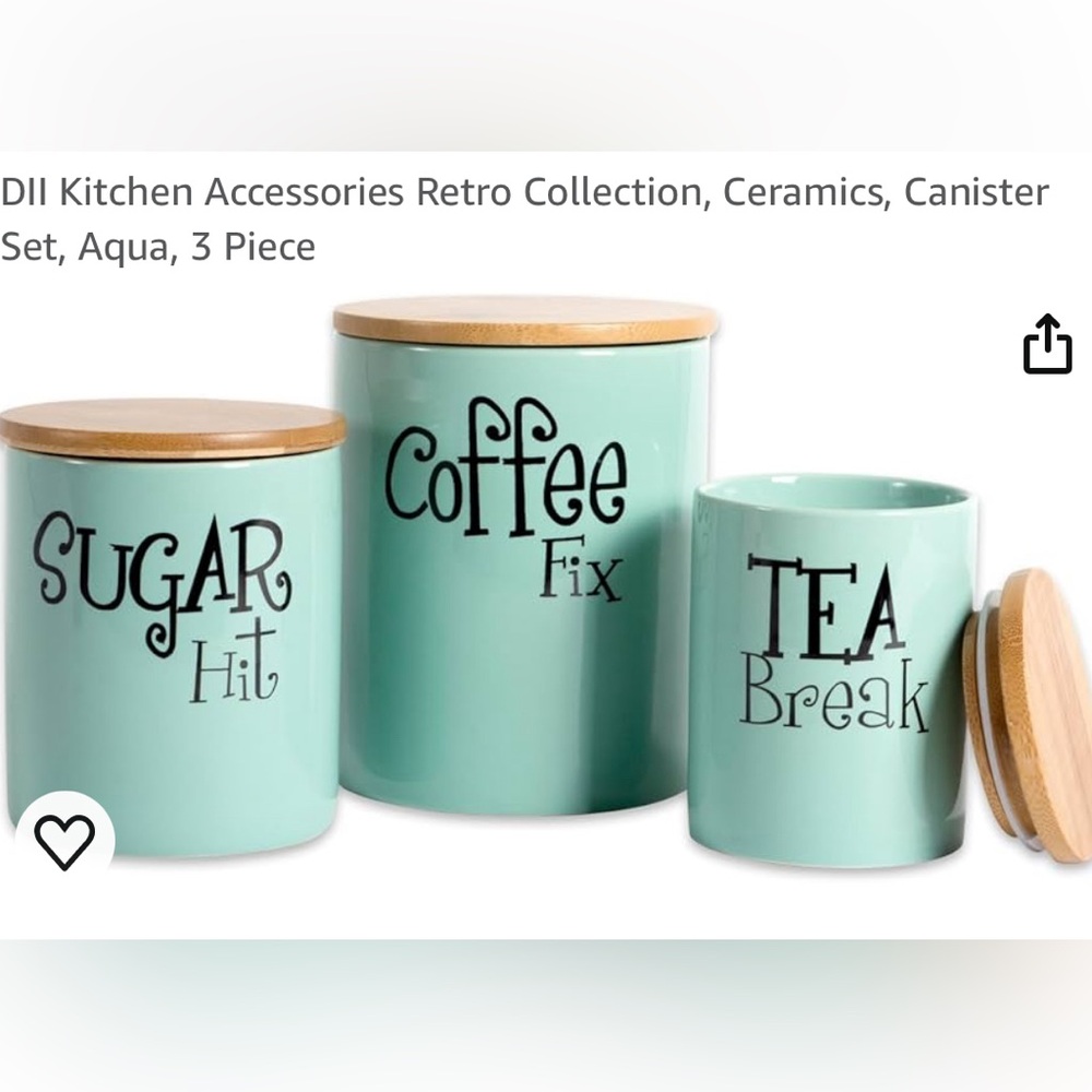 Kitchen canisters